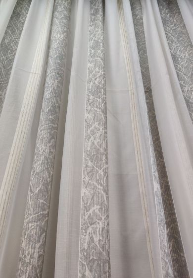 Tenda a Metro in Bouclè Effetto Lino Tortora