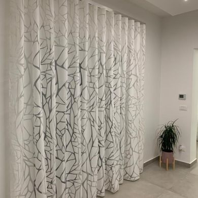 Tenda a Metro in Devorè Altezza 3 Metri Bianca