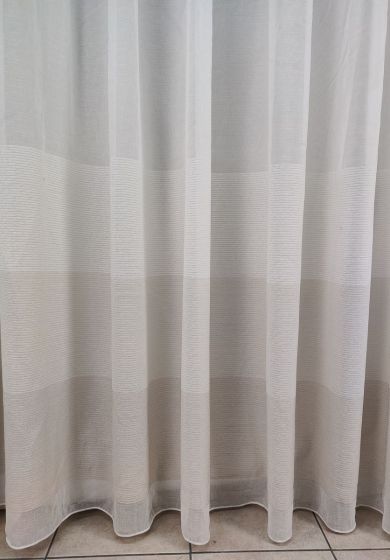 Tenda a Metro in Bouclè Effetto Lino Beige