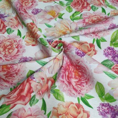 Tessuto in Cotone Pesante con Stampa Digitale Altezza 280 cm