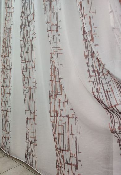 Tenda a Metro in Bouclè Effetto Lino Bordò