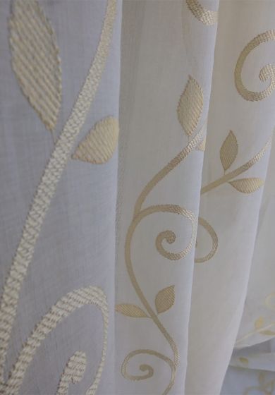 Tenda a Metro in Bouclè Effetto Lino con Base Piombata Altezza 3 Metri