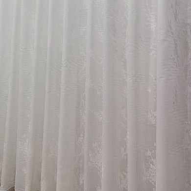 Tenda a Metro in Bouclè Effetto Lino Bianco