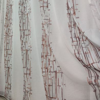 Tenda a Metro in Bouclè Effetto Lino Bordò