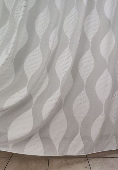 Tenda a Metro effetto linoGloria Argento h325