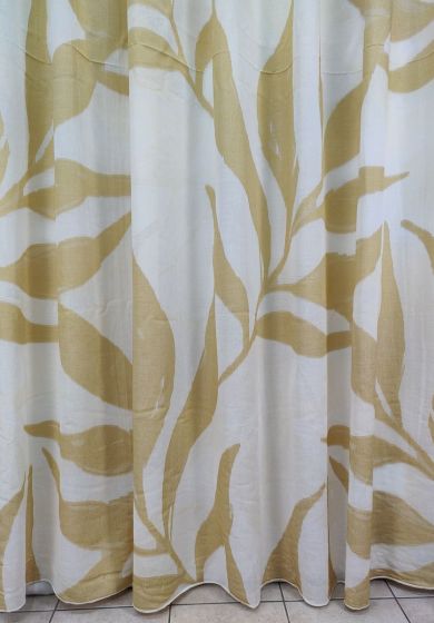 Tenda a Metro in Bouclè Effetto Lino Gialla alta 320 cm