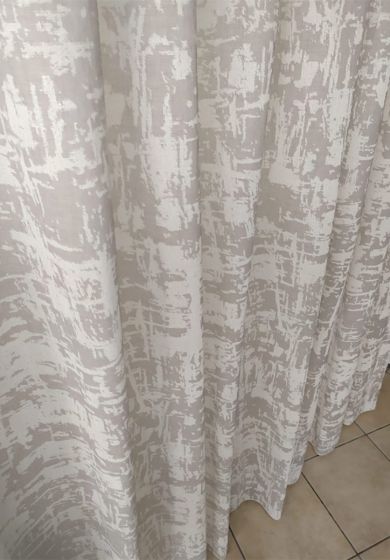 tenda a metro effetto misto lino con base piombata altezza 3 metri grigio 1 Tenda a Metro Effetto Misto Lino con Base Piombata Altezza 3 Metri Grigio