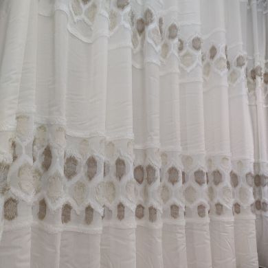 Tenda a Metro in Bouclè Effetto Lino Tortora