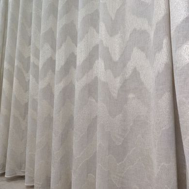 Tenda a Metro in Bouclè Effetto Lino Beige