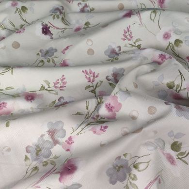 Tappezzeria in Cotone Stampato cm 280×280 millerighe beige