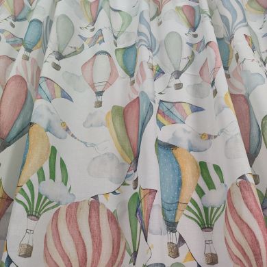 Tenda a Metro in Bouclè Effetto Lino Mongolfiera