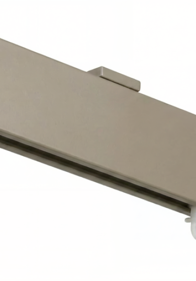 Binario per Tenda in Alluminio Sistema a Onda a Soffitto Tortora