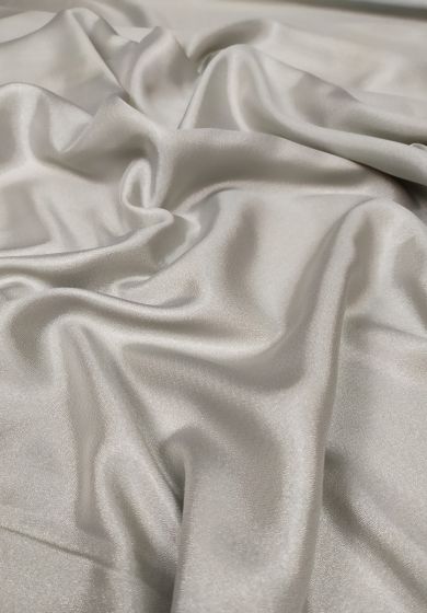 tenda a metro in bouclè effetto lino bianco altezza 3,20 7 Tenda a Metro in Misto Seta base Piombata Altezza 3,20 Metri Grigio Perla