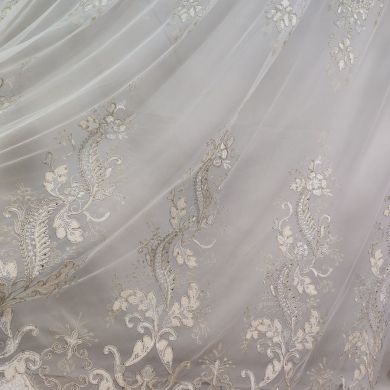 Tenda a Metro in Tulle con Base Orlata Altezza 3 Metri oro