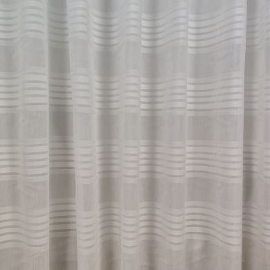 Tenda a Metro in Bouclè Effetto Lino Bianco h330