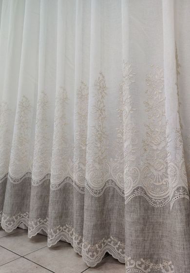 Tenda a Metro in Bouclè Effetto Lino