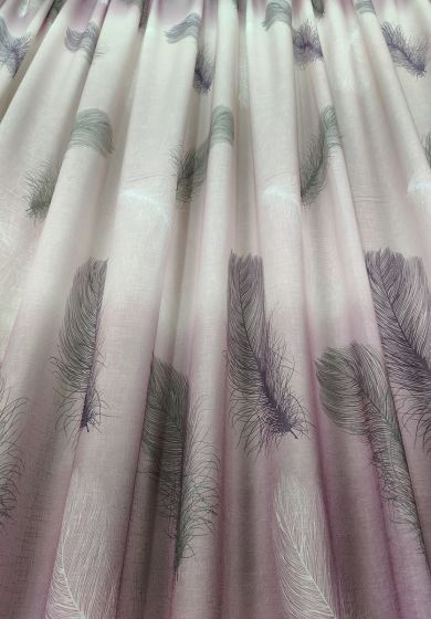 tenda a metro in bouclè effetto lino bianco 10 Tenda a Metro in Bouclè Effetto Lino Rosa