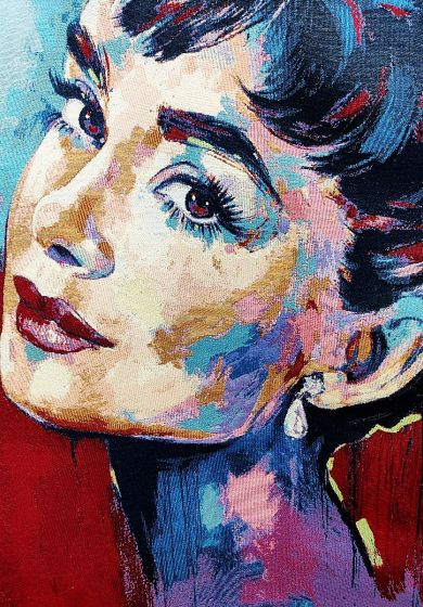 Arazzo da Parete 70 x 125 cm (Audrey Hepburn)