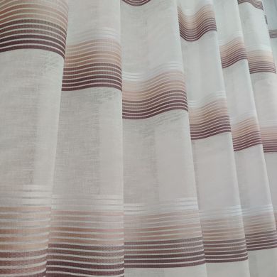 Tenda a Metro in Bouclè Effetto Lino Rosa