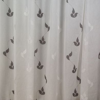 Tenda a Metro effetto lino Grigio