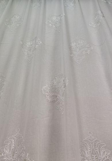 Tenda a Metro in Bouclè Effetto Lino Naturale