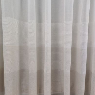 Tenda a Metro in Bouclè Effetto Lino Beige