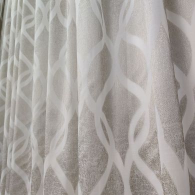 Tenda a Metro in Bouclè Effetto Lino Tortora