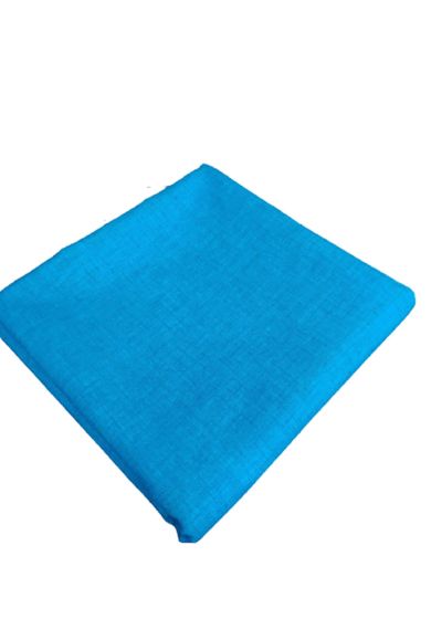 Tappezzeria in Cotone Stampato 280 cm x 280 cm Turchese