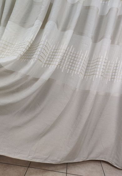 tenda a metro effetto lino oro 6 Tenda a Metro effetto lino Tortora