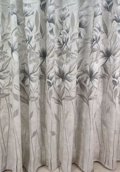 Tenda a Metro in Devorè Grigio