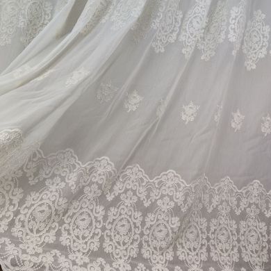 Tenda a Metro in Bouclè Effetto Lino Naturale