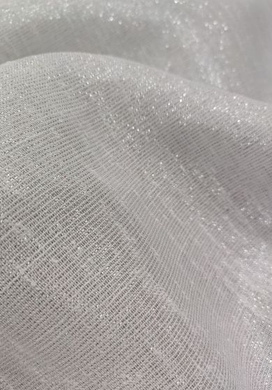 Tenda a Metro in Bouclè Lurex Argento