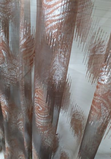 Tenda a Metro in Devorè con Filamenti Laminati Base Piombata Altezza 3 Metri