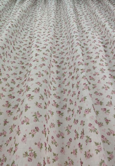 Tenda a Metro in Bouclè Effetto Lino Rosa