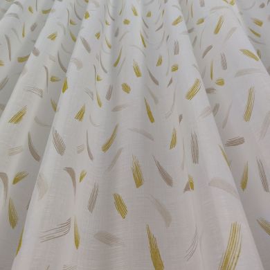 Tenda a Metro effetto lino Giallo