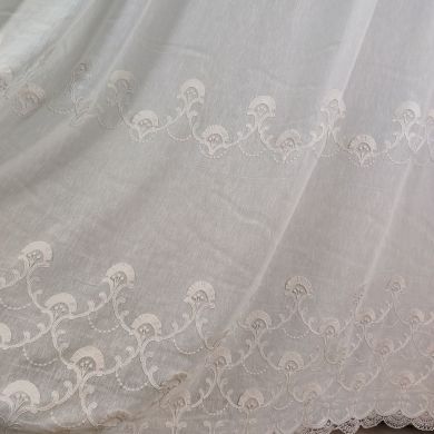 Tenda a Metro in Bouclè Effetto Lino Beige