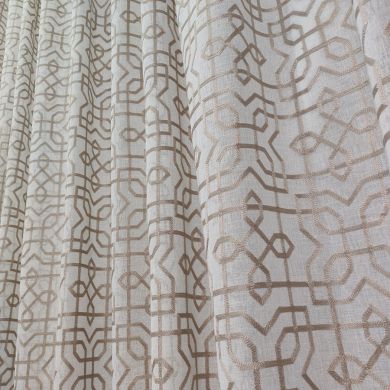 Tenda a Metro in Bouclè Effetto Lino avorio