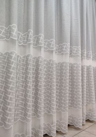 tenda a metro in bouclè effetto lino 9 Tenda a Metro in Bouclè Effetto Lino Grigio