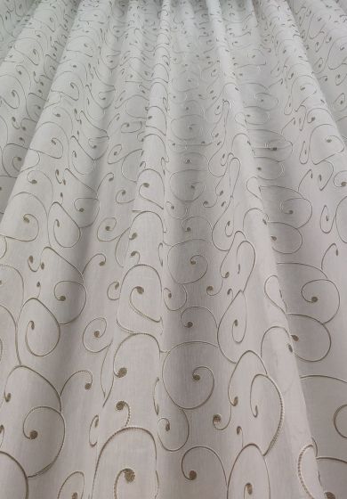 Tenda a Metro effetto lino Tortora