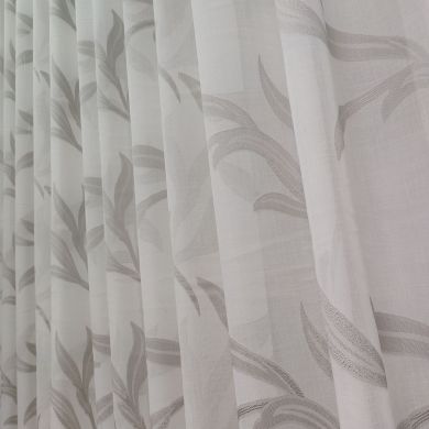 Tenda a Metro in Bouclè Effetto Lino Tortora