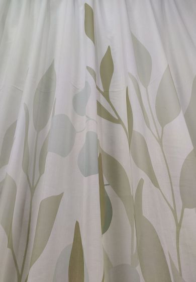 tenda a metro in bouclè effetto lino fiori 9 Tenda a Metro in Bouclè Effetto Lino