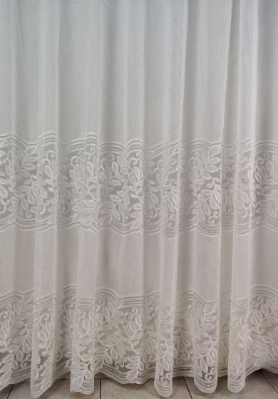 tenda a metro in bouclè unito beige 7 Tenda a Metro in Bouclè Effetto Lino Balza Naturale