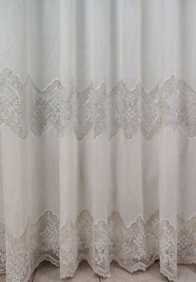 tenda a metro in bouclè effetto lino 11 Tenda a Metro in Bouclè Effetto Lino