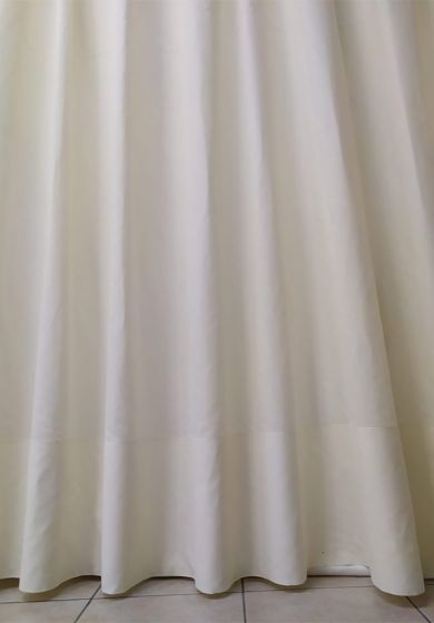 tenda a metro effetto misto lino con base piombata altezza 3 metri grigio 12 Tenda a Metro in Bouclè Effetto Lino Alta 3 Metri