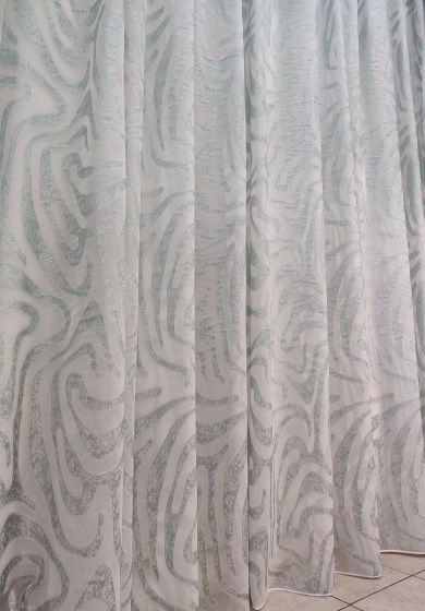 Tenda a Metro in Bouclè Effetto Lino Ottanio h320 cm