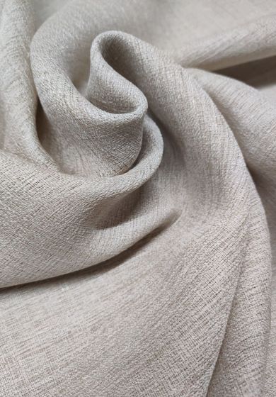 tenda a metro in georgette morbido naturale 11 Tenda a Metro in Bouclè unito Tortora