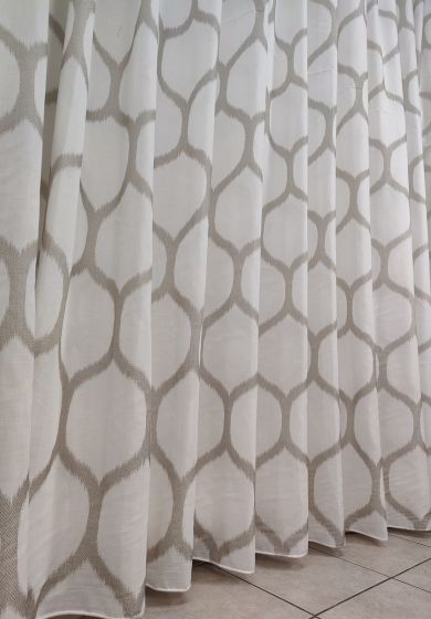 Tenda a Metro effetto lino Tortora