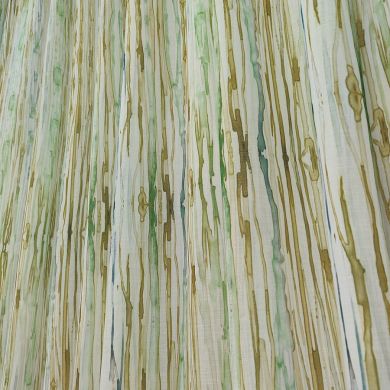 Tenda a Metro in Bouclè Effetto Lino Verde