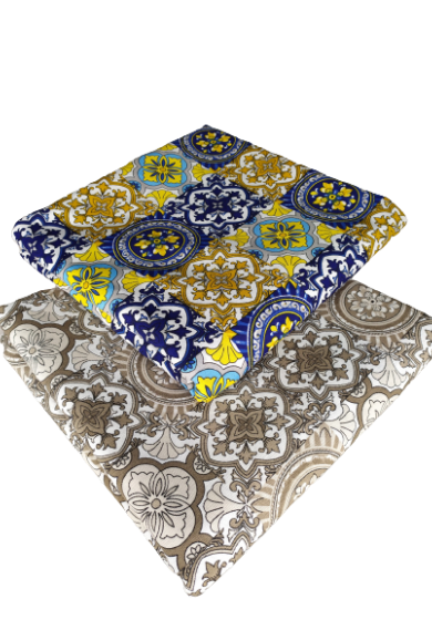 tappezzeria in cotone stampato 280 cm x 280 cm 1 Tappezzeria in Cotone Stampato 280 cm x 280 cm