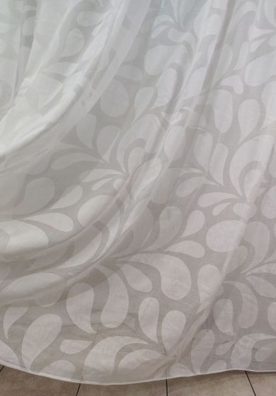 Tenda a Metro in Devorè Bianco